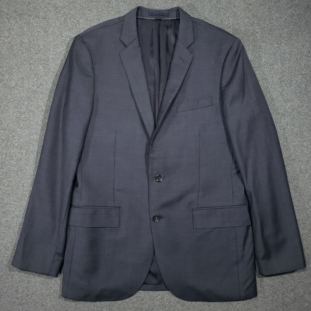J.Crew Ludlow Suit Jacket Mens 40R Blue‎ Tollegno 1900 Italian Wool Blazer